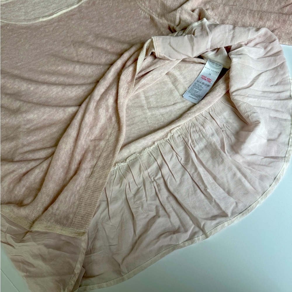 Lightweight linen MINT VELVET 3/4 sleeve - size 14 (UK) 10 (USA)